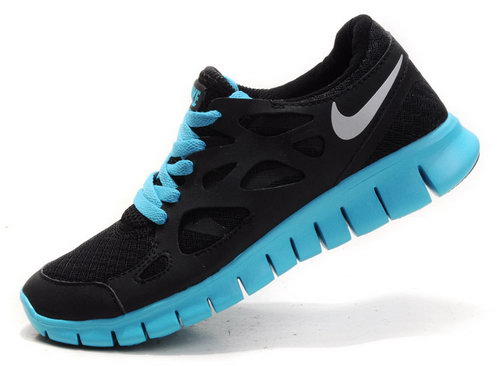 Nike Free Run 2 Womens Black Blue Denmark